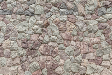 Pattern of stone wall with cement surface background.