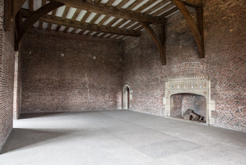 Large old empty room