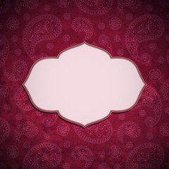 Frame in the Indian style