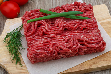 Raw minced meat