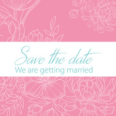 Hochzeitskarte - Save the Date