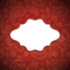 Frame in the Indian style