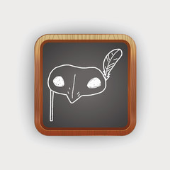 Masquerade Mask doodle