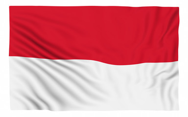 Obraz premium Flag of Indonesia