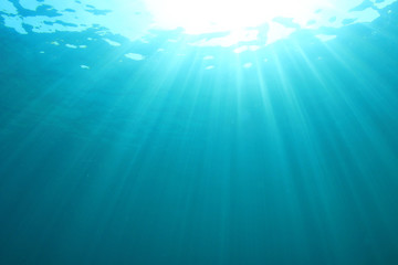 Fototapeta na wymiar Underwater Ocean Background