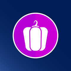 pepper logo bell sweet vector abstract line