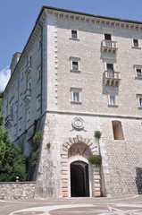 Fototapeta na wymiar Abbey of Monte Cassino in Italy