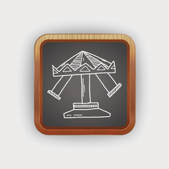 amusement park doodle