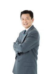 笑顔のビジネスマン