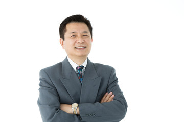 笑顔のビジネスマン