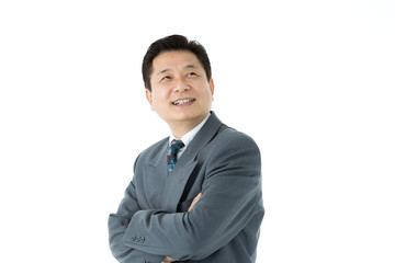 笑顔のビジネスマン