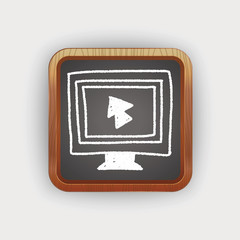 computer doodle drawing