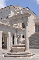 Sculpture St. Benedict Abbey at Monte Cassino