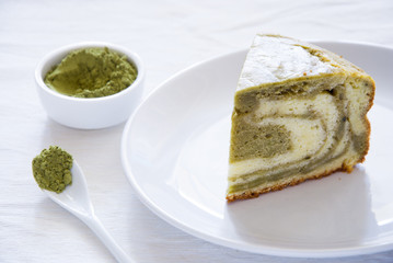  Matcha green tea cake