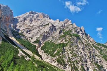 Fototapeta na wymiar Seekofel von Osten, Dolomiten, Südtirol