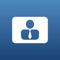 vector icon man inside social people technology