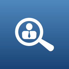 Search people icon human business symbol