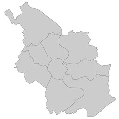 Köln Bezirke - Vektor