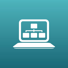 SEO analysis process vector concept with cool flat