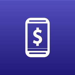 Phone tariff plan cost icon money spending financial cash