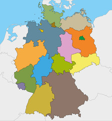 Deutschland Karte und Bundesländer Landkarte Europa 