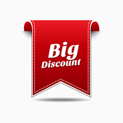 Fototapeta premium Big Discount Red Vector Icon Design