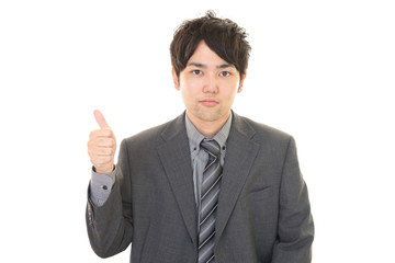 笑顔のビジネスマン