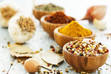 Assorted spices