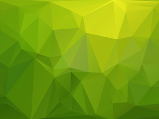 green triangular background