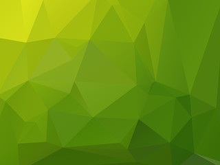 green triangular background
