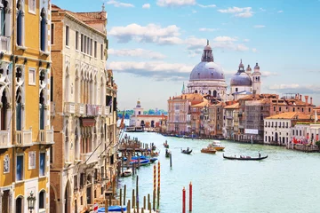 Zelfklevend Fotobehang Venetië. groot kanaal © Tsiumpa