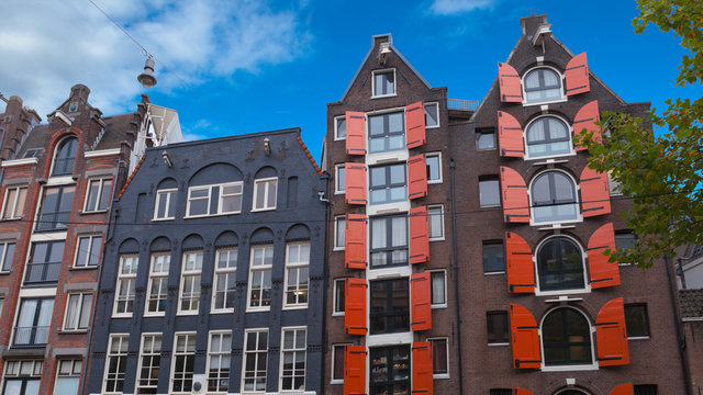 Old buildings in Amsterdam