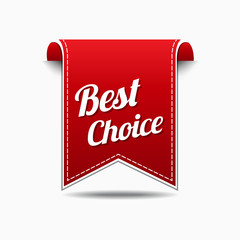 Best Choice Red Vector Icon Design