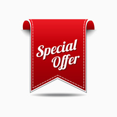 Special Offer Red Vector Icon Design