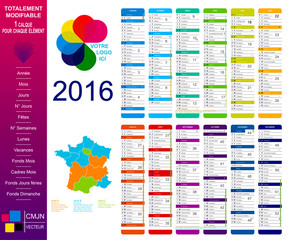Calendrier 2016