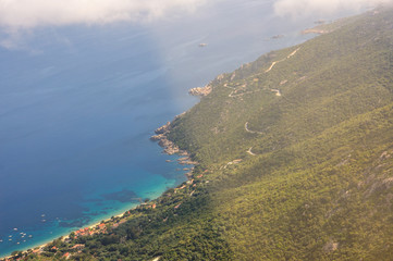 corse du sud, vue aérienne