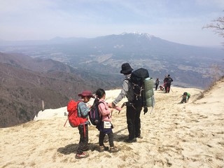 日向山 子ども達 登山