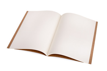 Blank Note book isolated on white background
