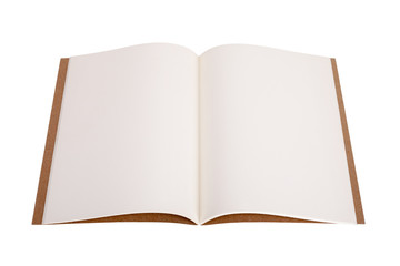 Blank Note book isolated on white background