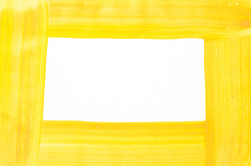 yellow watercolor painted texture