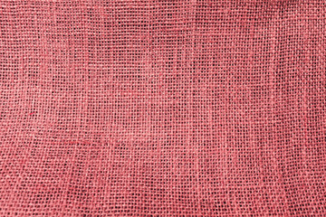 Hessian texture background red tone