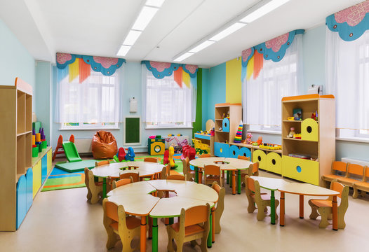 Room for games and activities in the kindergarten.