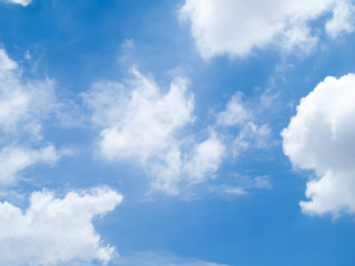 Obraz premium Cloud in blue sky