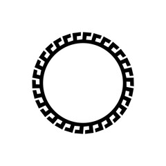 Fototapeta na wymiar Simple Square Circle Ring