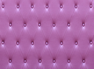 Pattern of violet leather seat upholstery