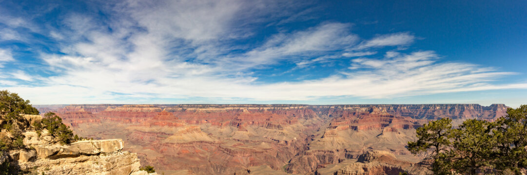 Grand canyon nation park, Arizona, USA. Panoramic image.