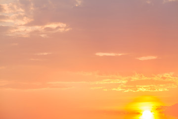 Fototapeta premium sunset with clouds