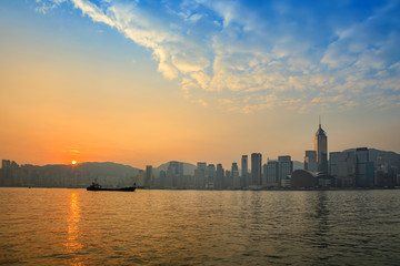 Fototapeta premium Hong Kong city skyline