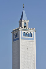 Minaret Tunisien à Marsa (2070), Tunisie en Afrique du nord