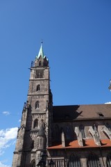 Fototapeta na wymiar Lorenzkirche Nürnberg 
